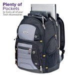 Targus Drifter II Laptop Backpack, Black/Gray – Backpack for Men for Business and Travel, Durable Water-Resistant Material, Fits up to 17" Laptops (TSB239US)