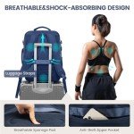 LOVEVOOK Large Travel Backpack for Women,Carry on Backpack Flight Approved,Personal Item Backpack Travel Bag with 3 Packing Cubes,Waterproof Back Pack TSA Fit 17inch Laptop Luggage with USB Port