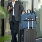 Amazon Basics Carry-On Garment Bag for Travel and Business Trips with Shoulder Strap - Navy