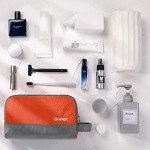 Travel Toiletry Bag Nylon, Gonex Dopp Kit Shaving Bag Toiletry Organizer Orange