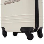Travelers Club Richmond Spinner Luggage, Bone, Carry-On 20-Inch