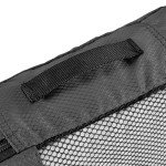 Amazon Basics Lightweight Packing Cubes for Travel, 4 Piece Set With Double Zipper Pulls and Mesh Top Panel, 100% Durable Polyester, Small, Black