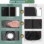 BALEINE 1PK Heavy Duty Garment Bag with Shoe Storage Travel Bag for Dresses, Suit, Coats Travel Essential (43", Black)