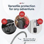 TSA Accepted Luggage Travel Lock, Set-Your-Own Combination Lock for School Gym Locker, Luggage Suitcase Baggage Locks, Filing Cabinets, Toolbox, Case (Black, 2 Pack)