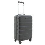 Travelers Club Harper Luggage, Black, 22-Inch Carry-On