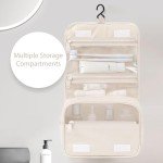 DIMJ Packing Cubes for Travel - 8 Pcs Lightweight Travel Cubes for Packing, Mesh Travel Packing Cubes Travel Packing Organizers with Large Toiletries Bag (Beige)