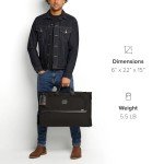 TUMI - Alpha Garment Bag Tri-Fold Carry-On - Gown & Suit Carrier - Travel Garment Bag - Hand Carry Luggage - TUMI Tracer - Black