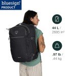 Osprey Daylite 44L Carry-On Travel Pack, Black