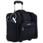 TPRC Smart Under Seat Carry-On Luggage with USB Charging Port, Black, Underseater 15-Inch