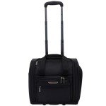 TPRC Smart Under Seat Carry-On Luggage with USB Charging Port, Black, Underseater 15-Inch