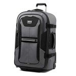 Travelpro Unisex-Adult Bold Softside Expandable Rollaboard Upright Luggage, Grey/Black, Checked-Large 28-Inch