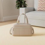 BAGSMART Gym Bag for Women, Duffle Bag for Travel with Wet Pocket, Lightweight Carry on Weekender Duffel, Water Resistant, Camel