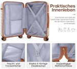 UKEIN Luggage Sets 3 Piece, Carry On Luggage 20 Inch With Spinner Wheels,PC Hardside Suitcase Set with TSA Lock,Durable Carry On Suitcase With Travel Backpack for Men