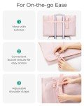 BAGSMART Garment Bags for Travel Convertible Fluffy Suit Carrier for Women Men Weekender Foldable Carry on Garment Bags for Hanging Clothes, Dresses, Coats, Shirts