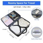 Taygeer Travel Backpack for Men Women, Carry On Backpack with USB Charging Port & Shoe Pouch, TSA 17.3inch Laptop Mochila Flight Approved, Nurse Bag Casual Daypack for Weekender Business Hiking,Black