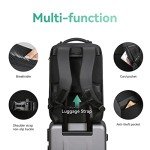 MARK RYDEN Business Backpack for Men, Waterproof High Tech Backpack with Sport Car Shape Design and USB Charging Port, Travel Laptop Backpack Fits 17.3 Inch Notebook