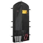 LING ZE Dress Bags for Gowns Long, 60'' Dress Garment Bag, Foldable Hanging Dress Cover for Coats, Tuxedos, Long Dresses, Prom Gown, for Closet Storag