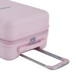 French Connection St. Martin Carry-On Luggage with Cup Holder/USB Ports, Pink A Boo