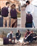 LOVEVOOK Carry On Travel Backpack For Women Flight Approved, 40L Large Personal Item Backpack Travel Bag for Airplanes, Business 17 Inch Laptop Backpack, Weekender Overnight Daypack, With 2 Cubes