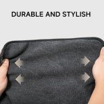 EKOROMIER Canvas Expandable Duffle Bag for Men Traveling, Luggage Travel Bag Weekender Overnight Bag,Mens Gym Carry on Duffel Bags（Dark Grey）