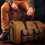 WELKINLAND 48H Garment Duffle Bags For Travel,10-Pockets Carry On Garment Bag, 3 Suit Travel Bags, 62L Halfday's 2-In-1 Garment Duffel Bag, Convertible Garment bag, Boardable Garment Bag