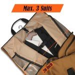 WELKINLAND 48H Garment Duffle Bags For Travel,10-Pockets Carry On Garment Bag, 3 Suit Travel Bags, 62L Halfday's 2-In-1 Garment Duffel Bag, Convertible Garment bag, Boardable Garment Bag