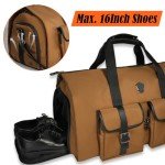 WELKINLAND 48H Garment Duffle Bags For Travel,10-Pockets Carry On Garment Bag, 3 Suit Travel Bags, 62L Halfday's 2-In-1 Garment Duffel Bag, Convertible Garment bag, Boardable Garment Bag