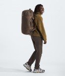 THE NORTH FACE Base Camp Voyager Duffel—62L - PFAS Free, Smokey Brown/Khaki Stone, One Size