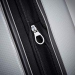 Samsonite Winfield 3 DLX Hardside Expandable Luggage with Spinners, Silver, Checked-Medium 25-Inch