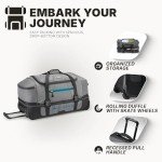 High Sierra Travel Bag, Steel Grey/Mercury, 34”
