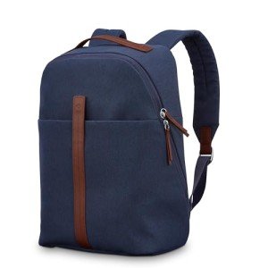 Samsonite Virtuosa Carry-On Travel Backpack with Padded Laptop Sleeve, Navy