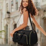 SOLOSAIC Garment Bags for Travel, Convertible Garment Duffle Bag with Shoulder and Backpack Straps for Men Women, 3 in 1 Suitcase Suit Travel Bag with 2 Shoes Cover for Wedding Weekend Work Trip