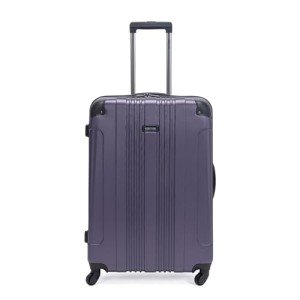 Kenneth Cole REACTION Out of Bounds Lightweight Hardshell 4-Wheel Spinner Luggage, Smokey Purple, 28-Inch Checked