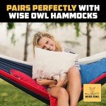 Wise Owl Outfitters Camping Pillow - Camping Essentials and Travel Pillow for Airplanes, Camping, and Travel - Memory Foam Washable Pillow - Small/Medium