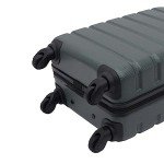 Wrangler Hardside Spinner Carry-On Luggage, Olive, 22-Inch