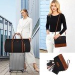 Convertible Garment Duffel Bag for Travel - Carry On Garment Bags With Toiletry Bag Large Weekender Bag for Men Women 2 in 1 Hanging Suitcase Suit Travel Duffel Overnight Bags 4pcs Set