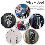 TSA Approved Luggage Locks, Suitcase Lock [2 Pack] CFMOUR 4-Digit Security Combination Padlock for Travel Luggage Suitcase Backpack Bag Case Code Padlocks - Black