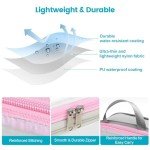 Cambond Compression Packing Cubes for Travel Women - 4 Pack Lightweight Expandable Luggage Packing Organizers Travel Essentials Accassories Bags Compression Cubes for Carry on Suitcases, White