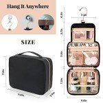 CUBETASTIC Travel Toiletry Bag, Makeup Bag for Women, Portable Water-resistant Small Travel Bag for Toiletries & Cosmetic Essentials