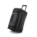 Samsonite Andante 2 Wheeled Duffel Bag – 22-Inch Durable Rolling Luggage with Inline Skate Wheels, Push-Button Handle & Spacious Compartments – Travel-Friendly and Lightweight - All Black