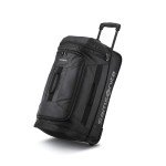 Samsonite Andante 2 Wheeled Duffel Bag – 22-Inch Durable Rolling Luggage with Inline Skate Wheels, Push-Button Handle & Spacious Compartments – Travel-Friendly and Lightweight - All Black