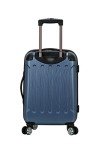 Rockland London Hardside Expandable Luggage with Spinner Wheels, Blue, Carry-On 20-Inch