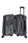 Rockland London Hardside Expandable Luggage with Spinner Wheels, Blue, Carry-On 20-Inch