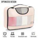 Veken 8 Set Packing Cubes for Travel, Gifts for Women Mom, Suitcase Organizer Bags for Luggage with Hanging Toiletry Bag and Shoe Bag, Vacation Essentials Travel Accessories for Cruise Ship