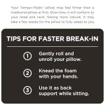 Tempur-Pedic TEMPUR Neck Pillow, Travel, White