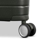 Virtuosa Hardside 21 Inch Carry On Luggage - Airline Approved with 360° Spinner Wheels, RightHeight™ Adjustable Handle - Zippered WetPak™ - TSA Lock - Expandable Light Polycarbonate Shell - Pine Green