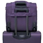 TPRC Smart Under Seat Carry-On Luggage with USB Charging Port, Purple, Underseater 15-Inch