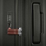 Virtuosa Hardside 21 Inch Carry On Luggage - Airline Approved with 360° Spinner Wheels, RightHeight™ Adjustable Handle - Zippered WetPak™ - TSA Lock - Expandable Light Polycarbonate Shell - Pine Green