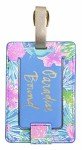 Lilly Pulitzer Women's Leatherette Luggage Tag, Swizzle in