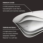 Tempur-Pedic Memory Foam Symphony Pillow Luxury Soft Feel, Standard, White